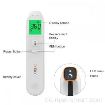 Brugerdefineret ikke-kontakt digital infrarød pandetermometerpistol